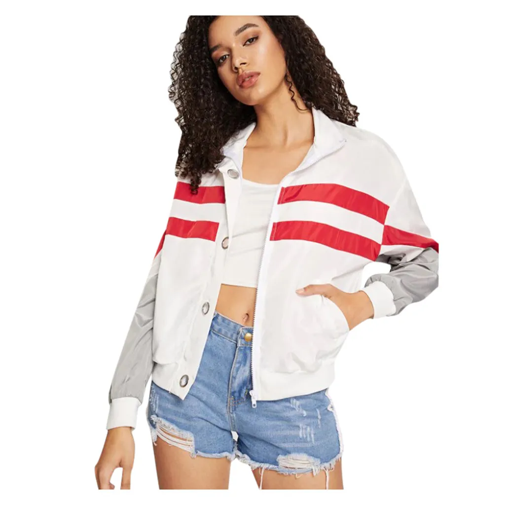 Женские базовые куртки разных цветов женские повседневные пальто на молнии с