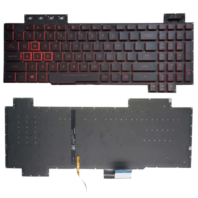 Новая клавиатура для ноутбука Asus TUF Gaming FX504GE US52 FX504GM ES74 FX505 FX505GD WH51 US|Клавиатуры