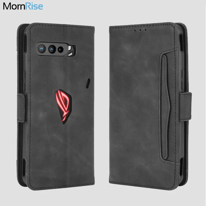 Чехол кошелек для Asus ROG Phone 3 ZS661KS Магнитный чехол книжка с откидной крышкой Phone3