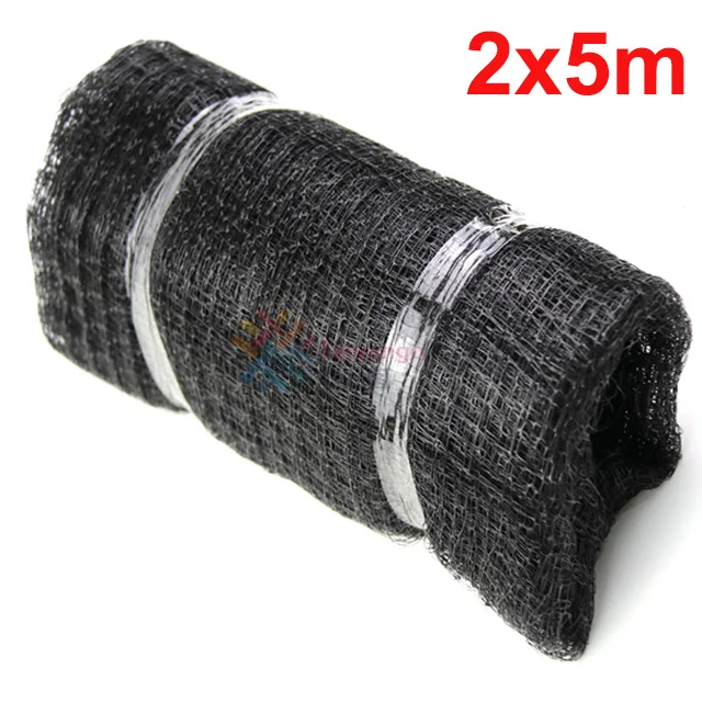 2x5Meters Tewango 1,3 см Сетка для садоводства и садоводства сетка для борьбы с вредителями черная сетка для защиты от птиц балкон фруктовое дерево Безопасность Защита пруд сельскохозяйственные растения Крышка для растений - Цвет: 2x5Meters