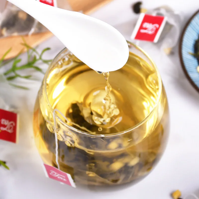 &quotTea Bag Tears Red Silver Gold Chrysanthemum Beauty And Fat Eliminating Triangle Bean Jobs Money Peach Oblong Brand Name&quot | Дом и сад