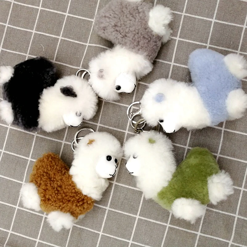 Высокое качество 9 см прибл. Стоячие плюшевые игрушки в виде животных брелок