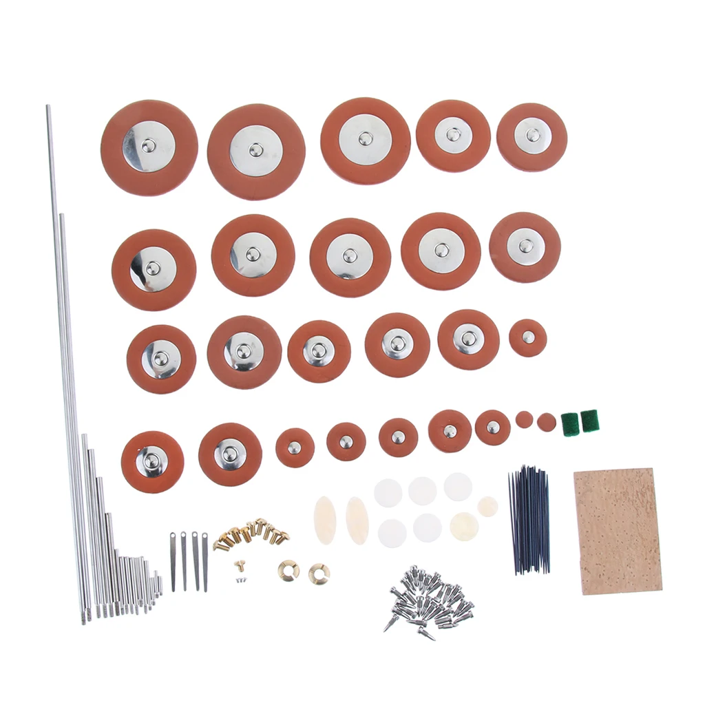 

Saxophone Rollers Bolts Cork Sheet Pad Screws Kit for Woodwind Instrument