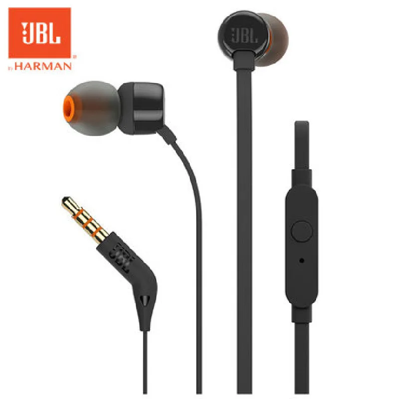 

JBL T110 earphones in-ear subwoofer music headphones Apple 6S Xiaomi Oppo for both men and women