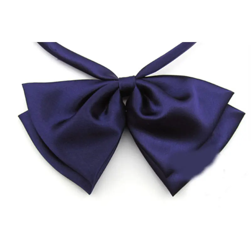 Женский галстук-бабочка красного черного цветов 1 шт. однотонный для девушек