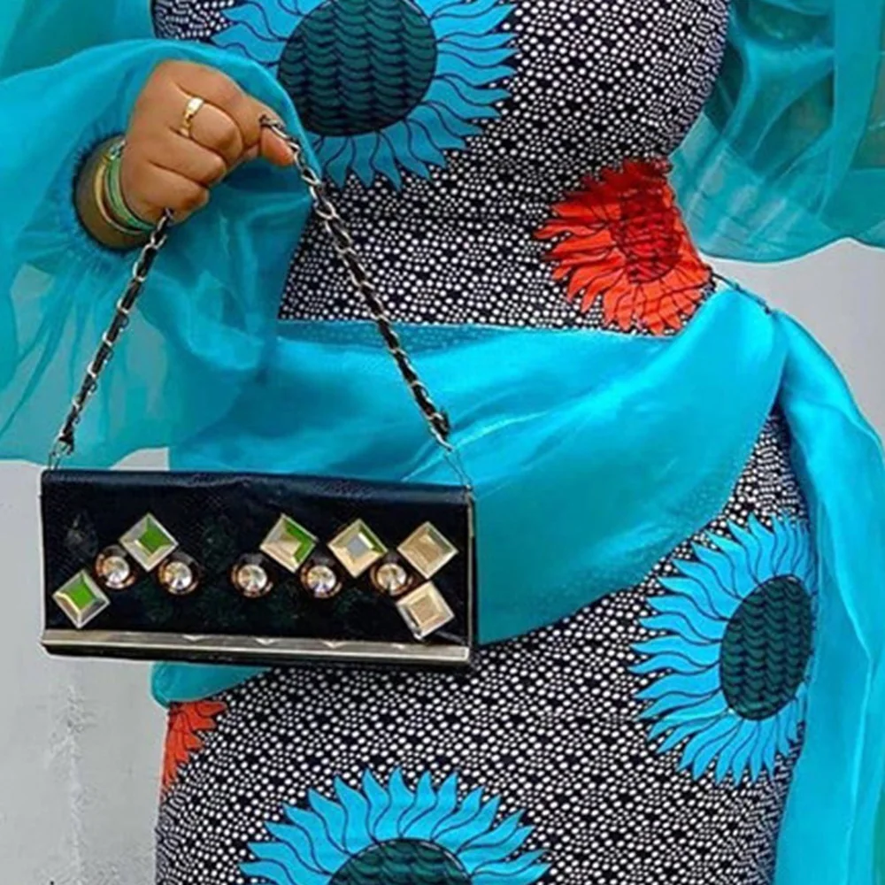 Женское винтажное платье средней длины с принтом элегантное вечернее в