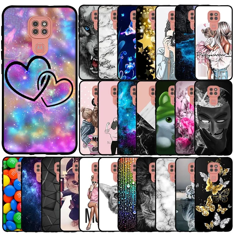 

Phone Case For Motorola Moto E7 Plus Case Soft Tpu Cover On Moto G9 Play Case Cover For Moto G9 Case Protective Bumper Fundas