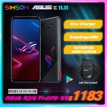 Original ASUS ROG Phone 5s Global Version Snapdragon888 16/18GB RAM 256/512GB ROM 6000mAh 65W NFC OTA Update  ROG5S Gaming Phone