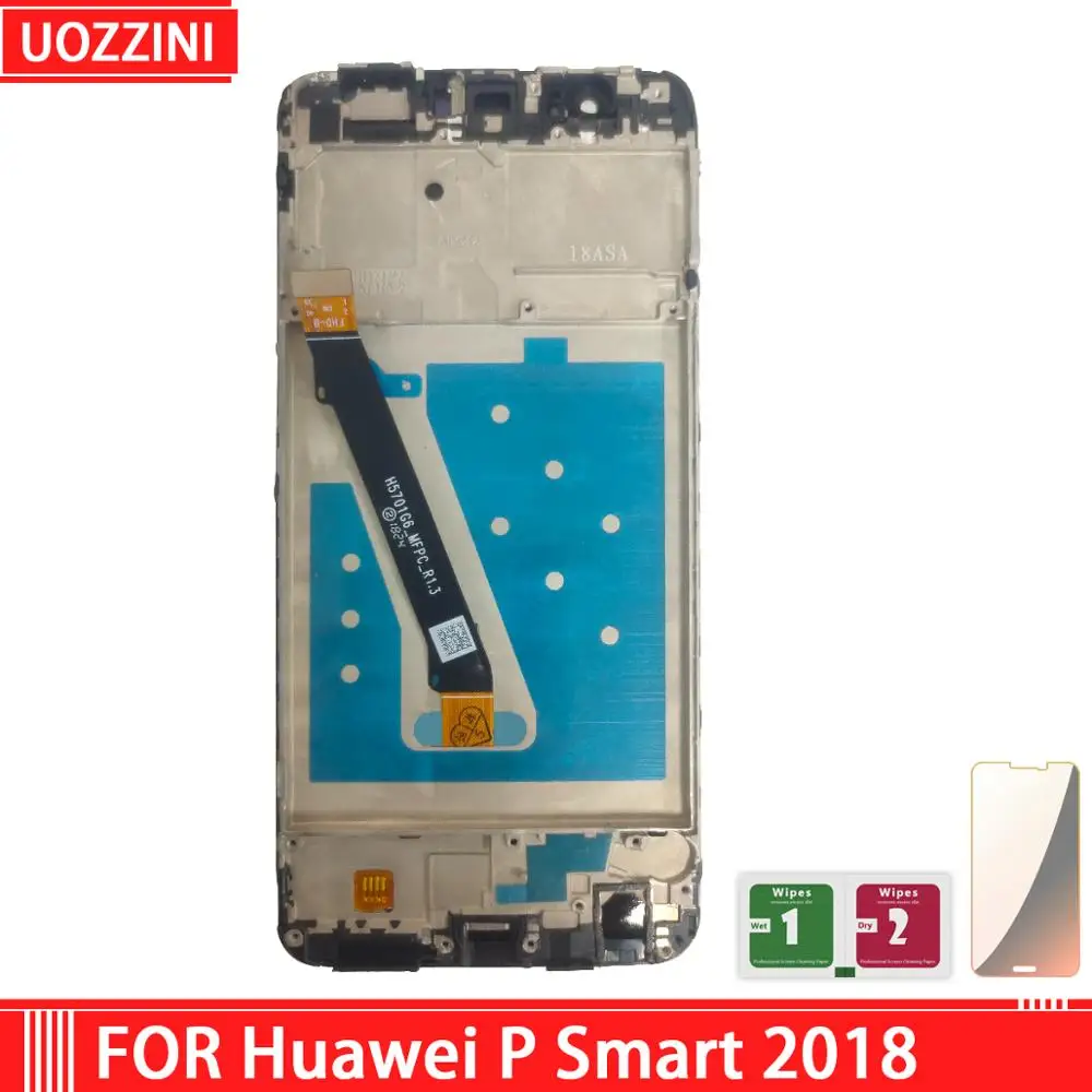 Для Huawei P Smart LCD + сенсорный дисплей с рамкой дигитайзер для 2018 FIG-LX1/L21/L22 ЖК-дисплей |