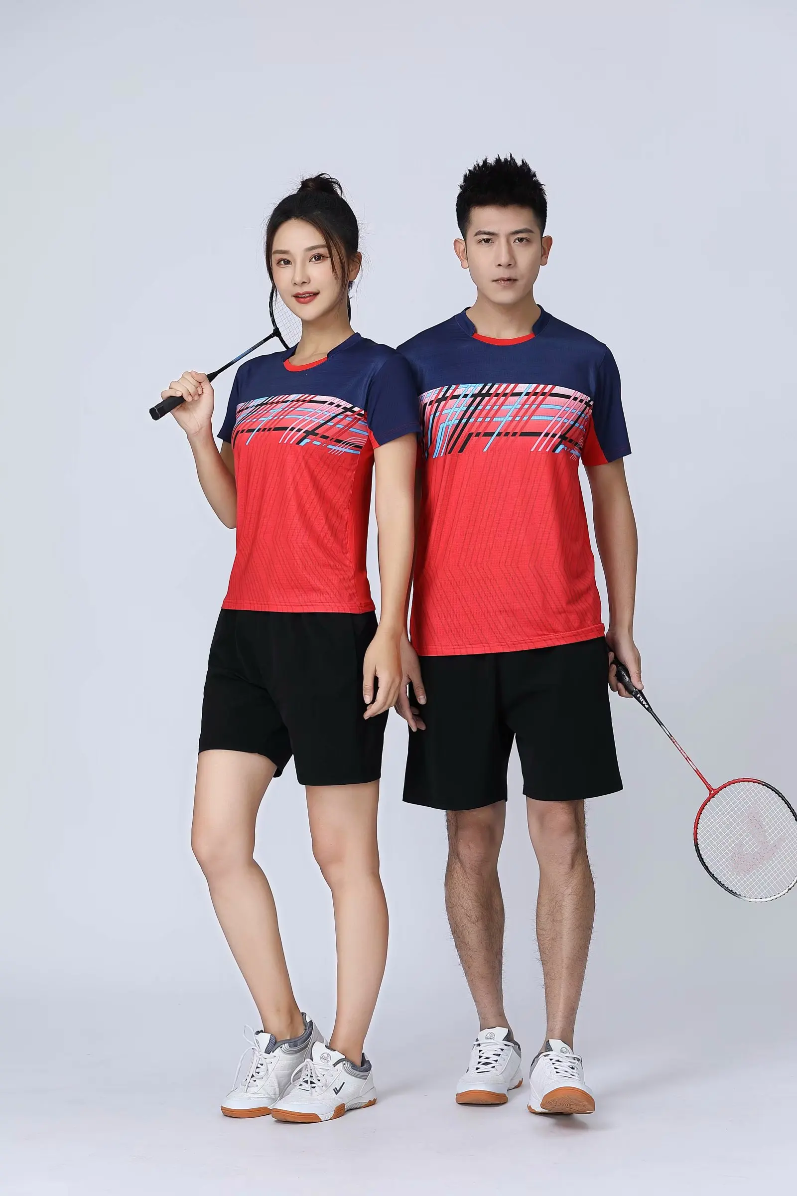 2021 футболка для бадминтона мужчин и женщин Детская теннисная рубашка