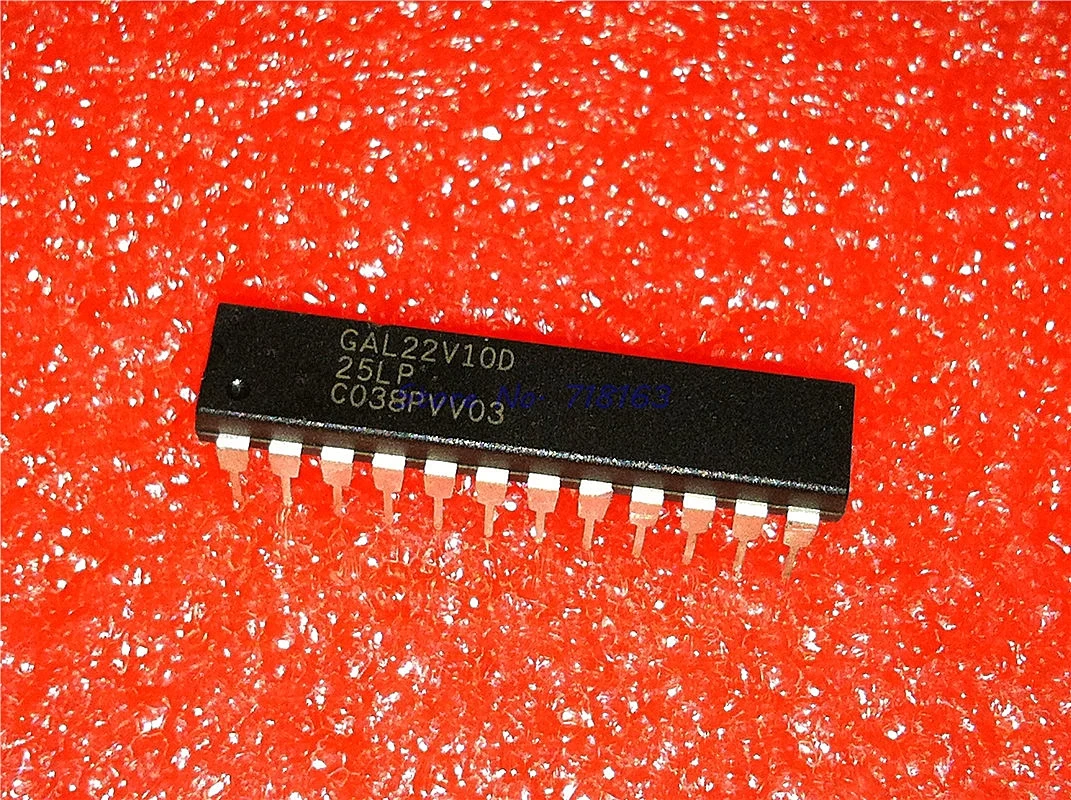 10 шт./лот GAL22V10D 15LP GAL22V10 DIP 24|Интегральные схемы| |