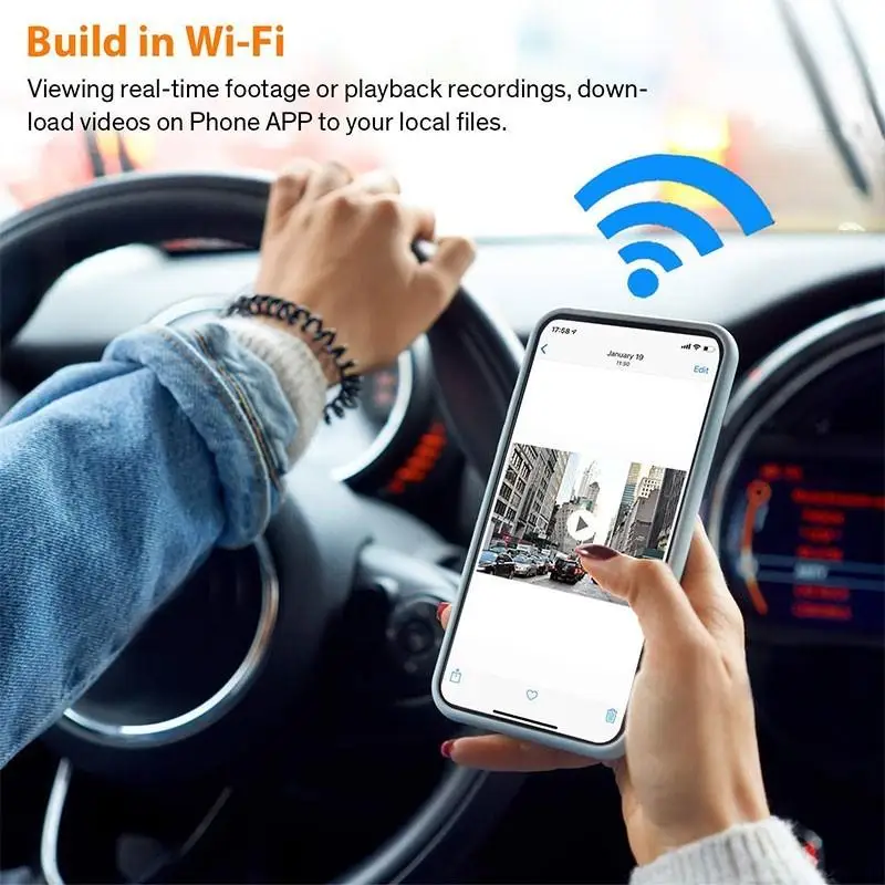 ADAS Dash Cam Wifi Автомобильный видеорегистратор камера 1080P HD ночное видение Автомобильная Камера авто видео регистратор рекордер g-сенсор для Android устройства