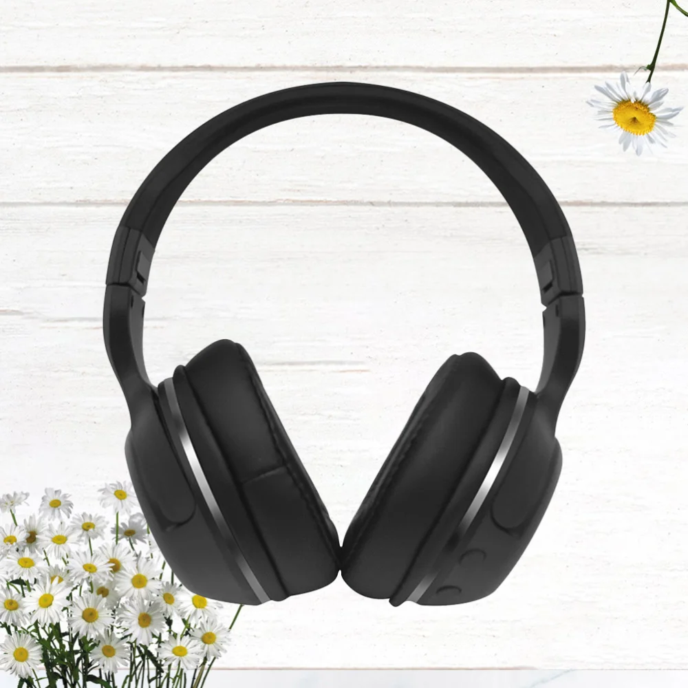 

Wireless Headphones 4.2 Bass Foldable Headphones Ear Headset Sports Headset (Black)