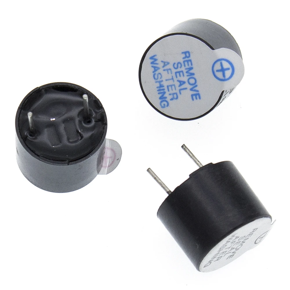 Новое поступление 10 шт. 5v активный зуммер Магнитный длинный непрерывный сигнал бипера 12*9,5 мм