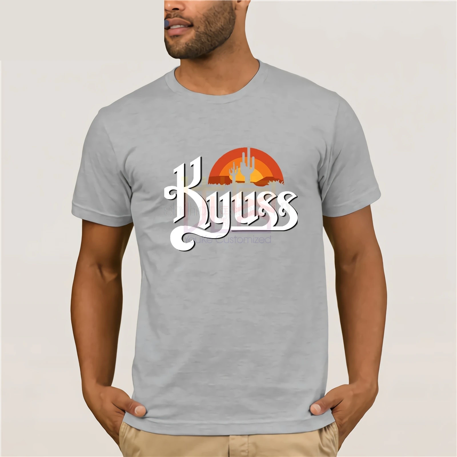 Stoner Rock Southern Bnad футболка Kyuss модные повседневные футболки Летние Homme Camiseta уличная