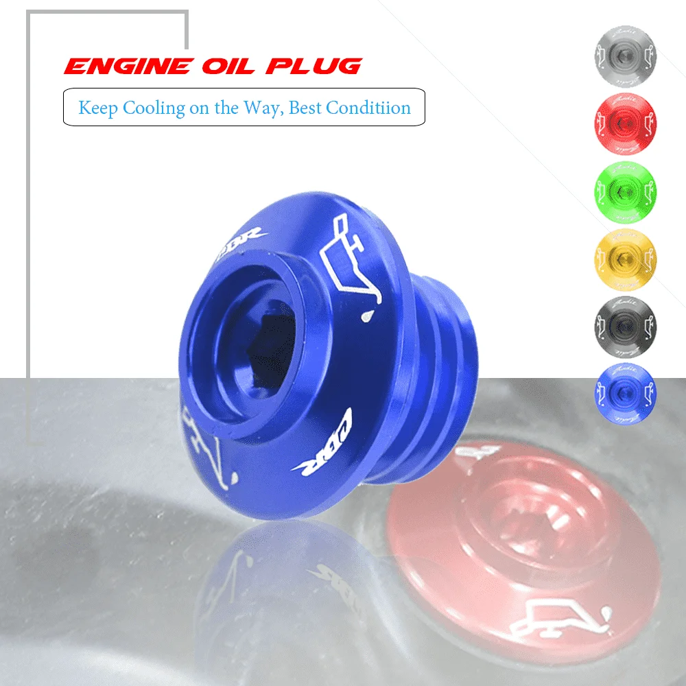 CNC крышка крышки пробки двигателя винты фильтр масляный болт для Honda CBR 600 250R 900 1000 RR