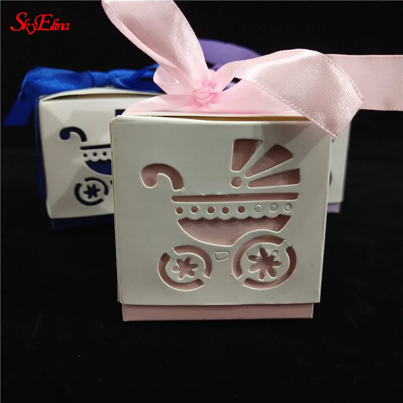 10 шт. подарочные коробки для конфет с лентой|Подарочные сумки и упаковка| |