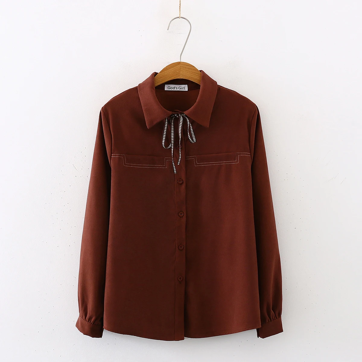 Женская офисная блузка Tonglord с длинным рукавом женские рубашки осень весна 2020