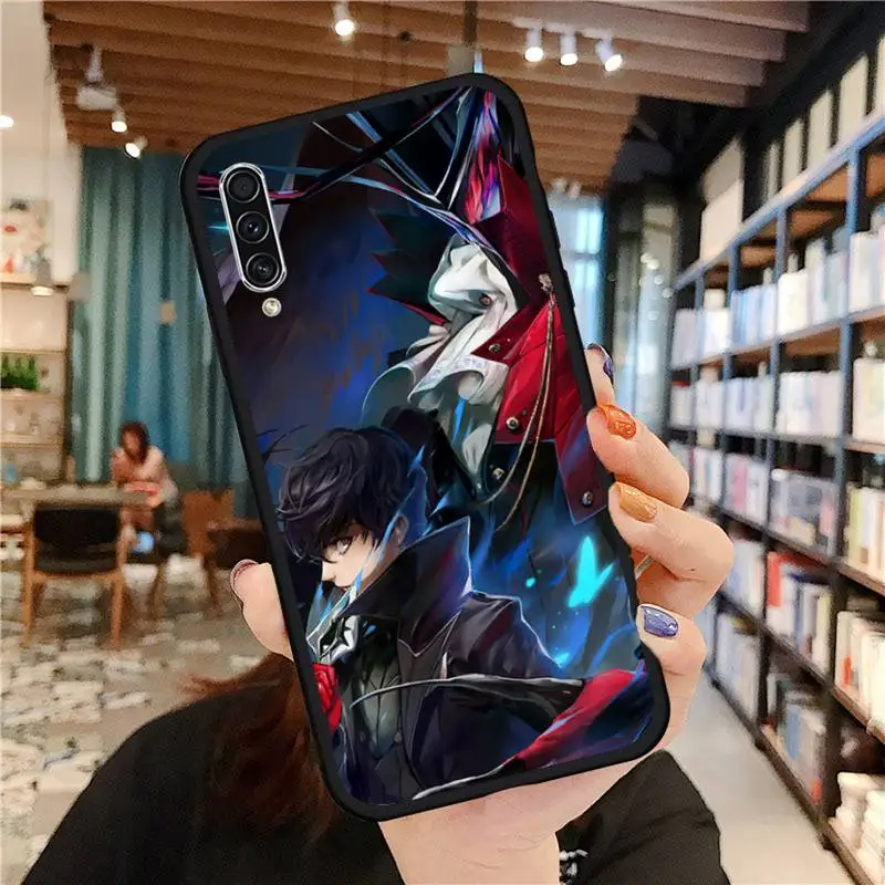 

Persona 5 ren amamiya Phone Case For Samsung A20 A30 30s A40 A7 2018 J2 J7 prime J4 Plus S5 Note 9 10 Plus