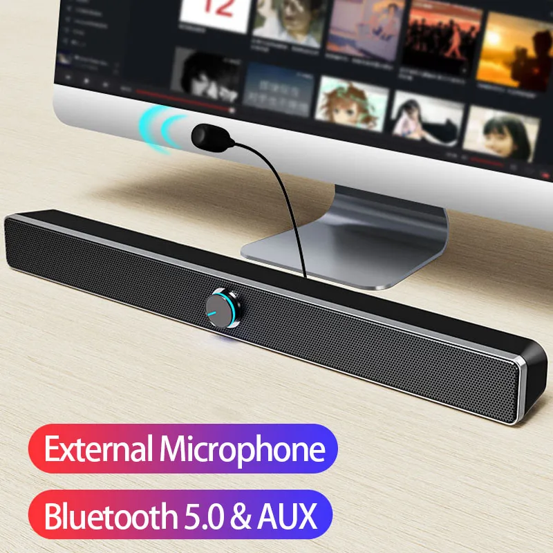 Soundbar TV Barra De Sonido звуковая панель Bluetooth динамик Bocinas Alta Fidelidad Caixa Som Para PC компьютерные