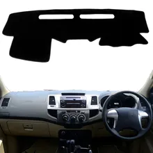Приборной панели автомобиля Обложка коврик панель dashmat тире козырек от солнца инструмент ковры коврики защитить аксессуары для Toyota Hilux SW4 Fortuner 2005 Приборной панели автомобиля Обложка коврик панель dashmat тире козырек от солнца инструмент ковры коврики защитить аксессуары для Toyota Hilux SW4 Fortuner 2005