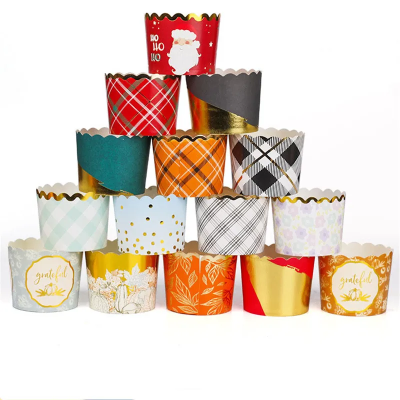 50 шт. бумажные стаканчики для кексов с желтым медведем свадьбы русалки дня