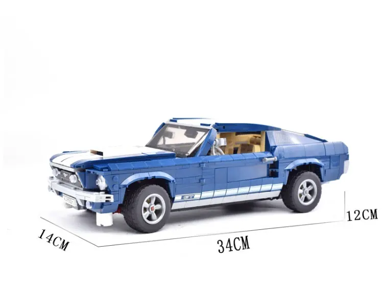 21047 maquinaria y tecnologia Ford Mustang GT auto deportivo Совместимость 10265 Scrabble модель мальчика juguete 1648 шт