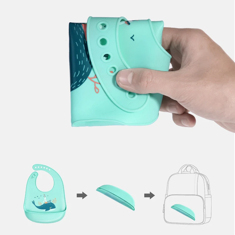 Детские нагрудники с мультяшными животными водонепроницаемые Мягкие