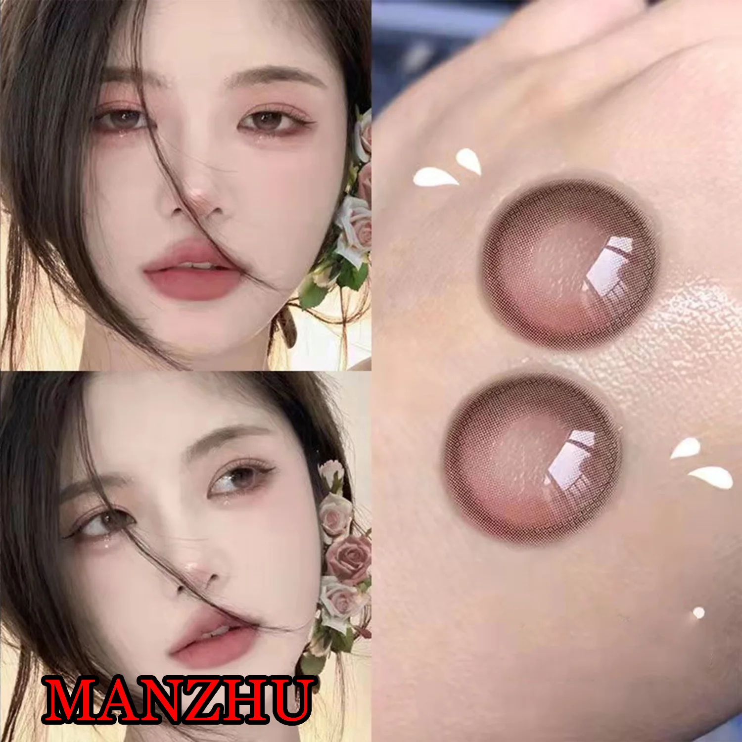 

14.20m Anime Contacts Lenses for Cosplay Color Fancy Eyes Makeup Tool контактные линзы Manzhu