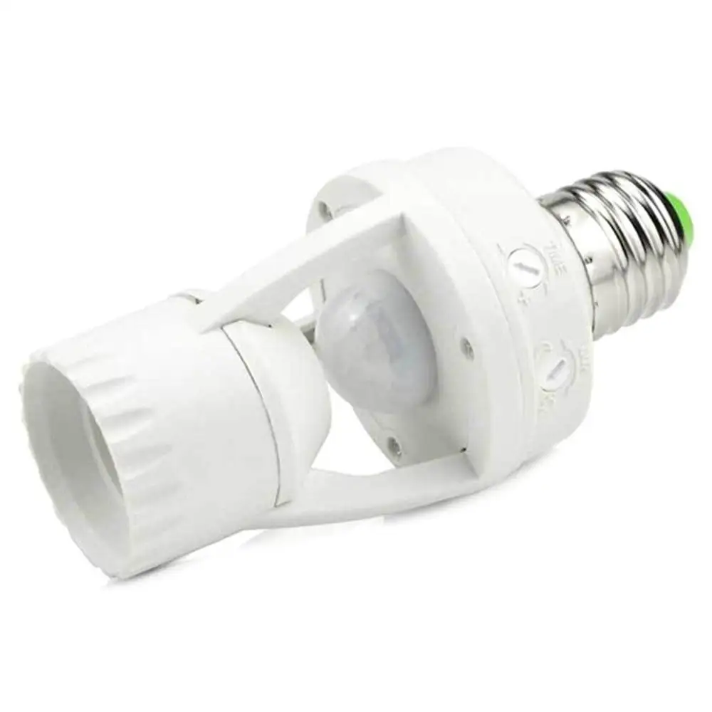 

New E27 LED Lamp Bulb Holder Light Socket Switch Infrared PIR Motion Sensor