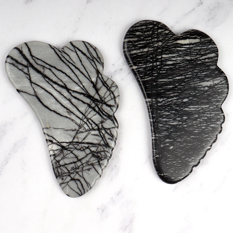 Пикассо яшма для лица инструмент ухода за кожей Бабочка пилообразный массажер