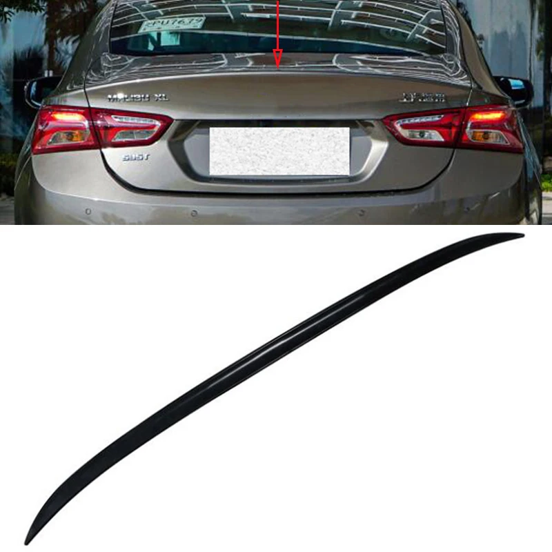 

Для универсального спойлера, новинка, старый Chevrolet Malibu XL, автомобильный багажник, искусственная пластиковая задняя сторона, блестящая фотог...