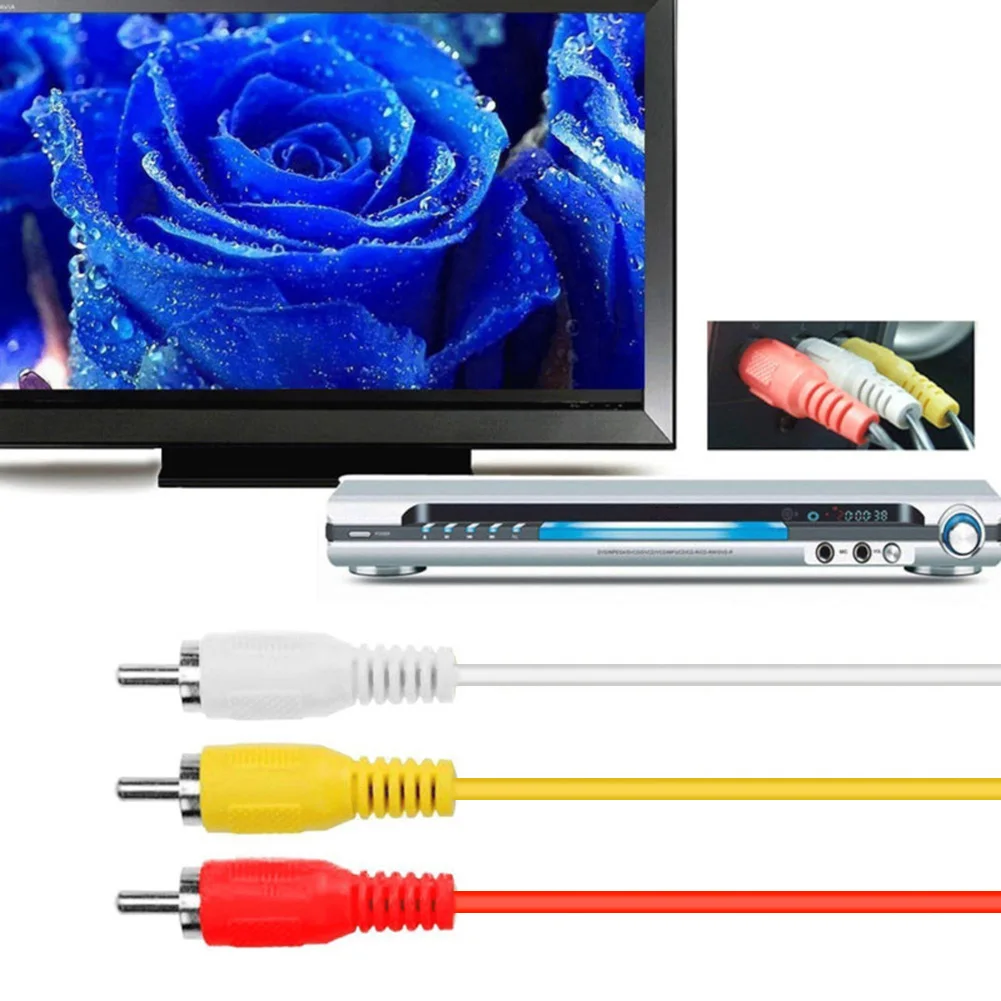 HDMI папа 3 RCA Видео Аудио AV компонентный конвертер адаптер кабель HDTV оптовая