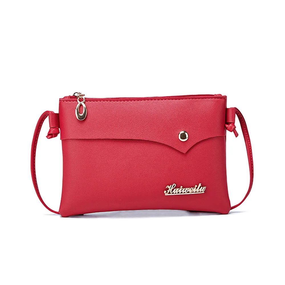 1 шт. мини-кошелек для девочек сумка через плечо из искусственной кожи однотонные