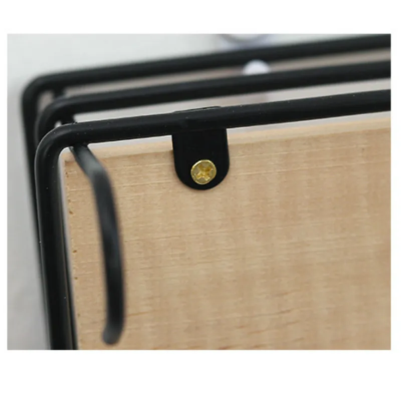 Железная деревянная стойка для хранения перегородка настенное крепление крючки