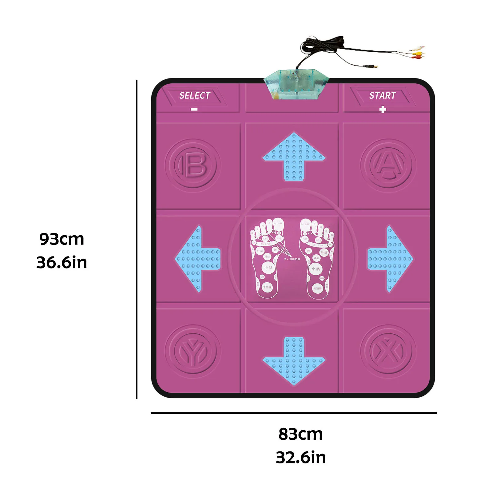 Танцевальный коврик Танцы шаг Танцевальные коврики колодки танцор Одеяло