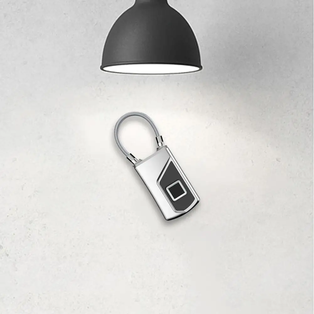 Candado con huella цифровой с USB Перезаряжаемый дверной замок Портативный Умный Замок с отпечатком пальца для клубного багажа навесной замок для чемодана