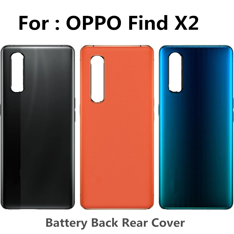 For OPPO Find X2 Battery Cover Back Glass Rear Door Housing Case Replace Parts Replacement | Мобильные телефоны и