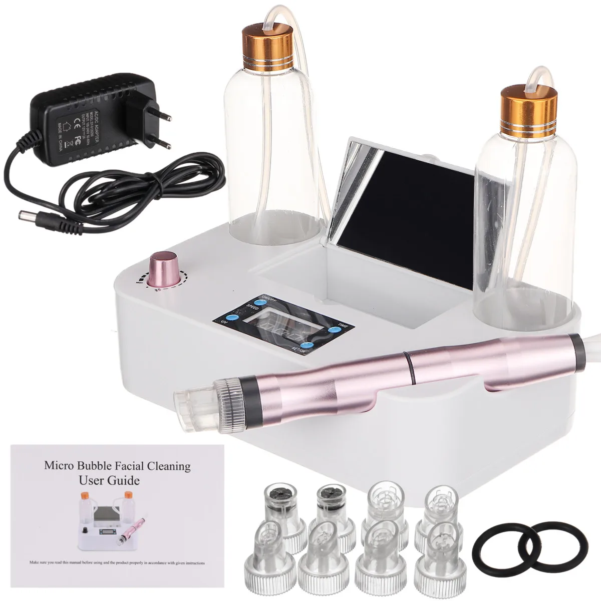 

Small Bubbles Beauty Device Suction Blackhead Removal Vacuum Moisturizing Micro Bubble Oxygen Spray Injection Skin Care Tools