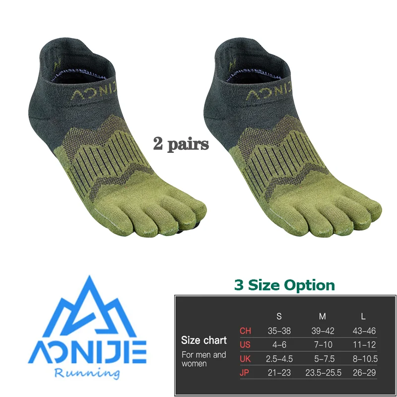 Toe Socks 2021 New Ultra Run Lightweight No-show Blister prevention Five Fingers Running Basketball Yoga Socks Men 2 Pairs