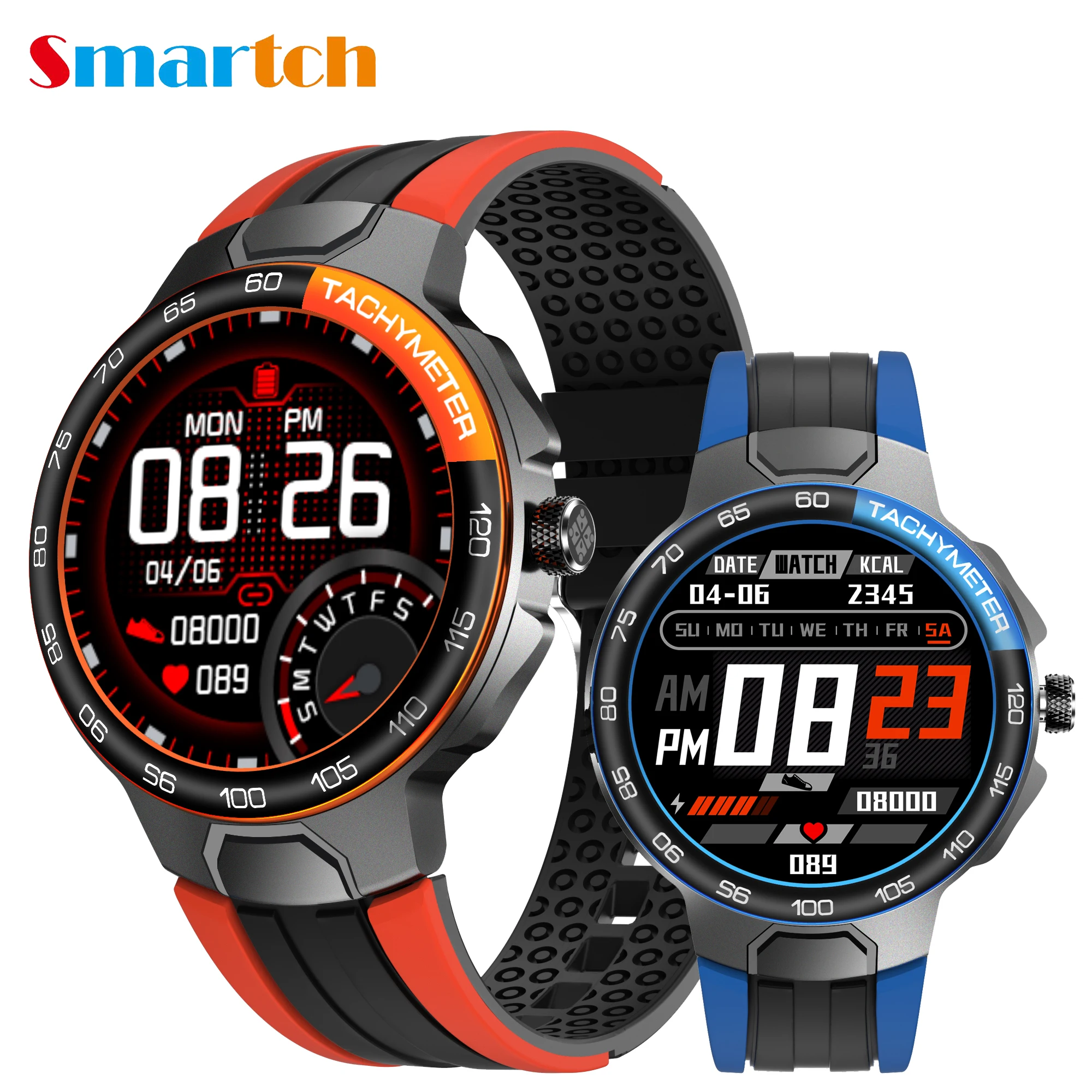 

E15 Smart Watch Men Heart Rate Blood Pressure IP68 Waterproof Weather Sports GPS Track Fitness Motion Smartwatch PK P8 L5 L8 E13