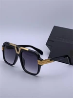 2021 new square sunglasses men luxury brand glasses black unisex sunshade mirror 664