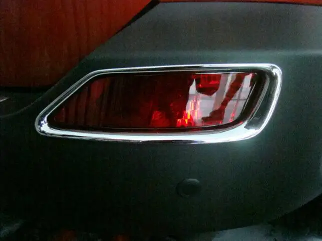 ABS хром передняя + лампа заднего противотуманного фонаря Накладка подходит для 2013