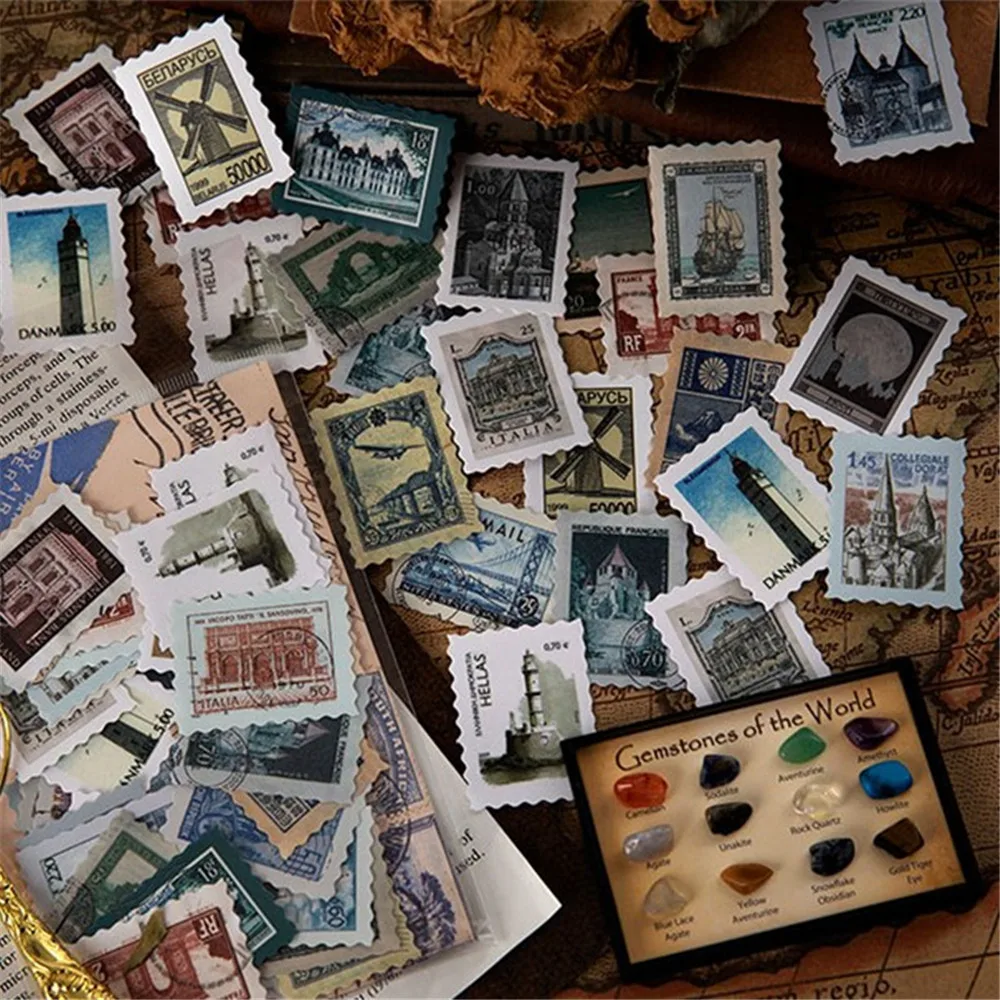 Серия филателиков журнал декоративная наклейка наклейки для скрапбукинга