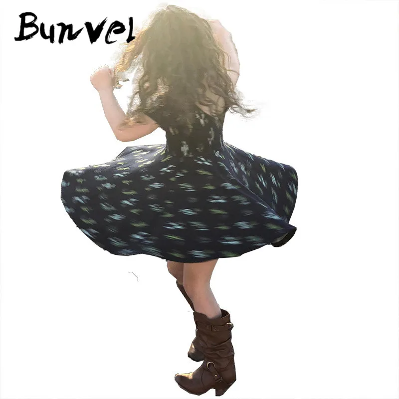 Платье для мамы и дочки bunvel с принтом кактуса одежда меня детские платья Пляжное