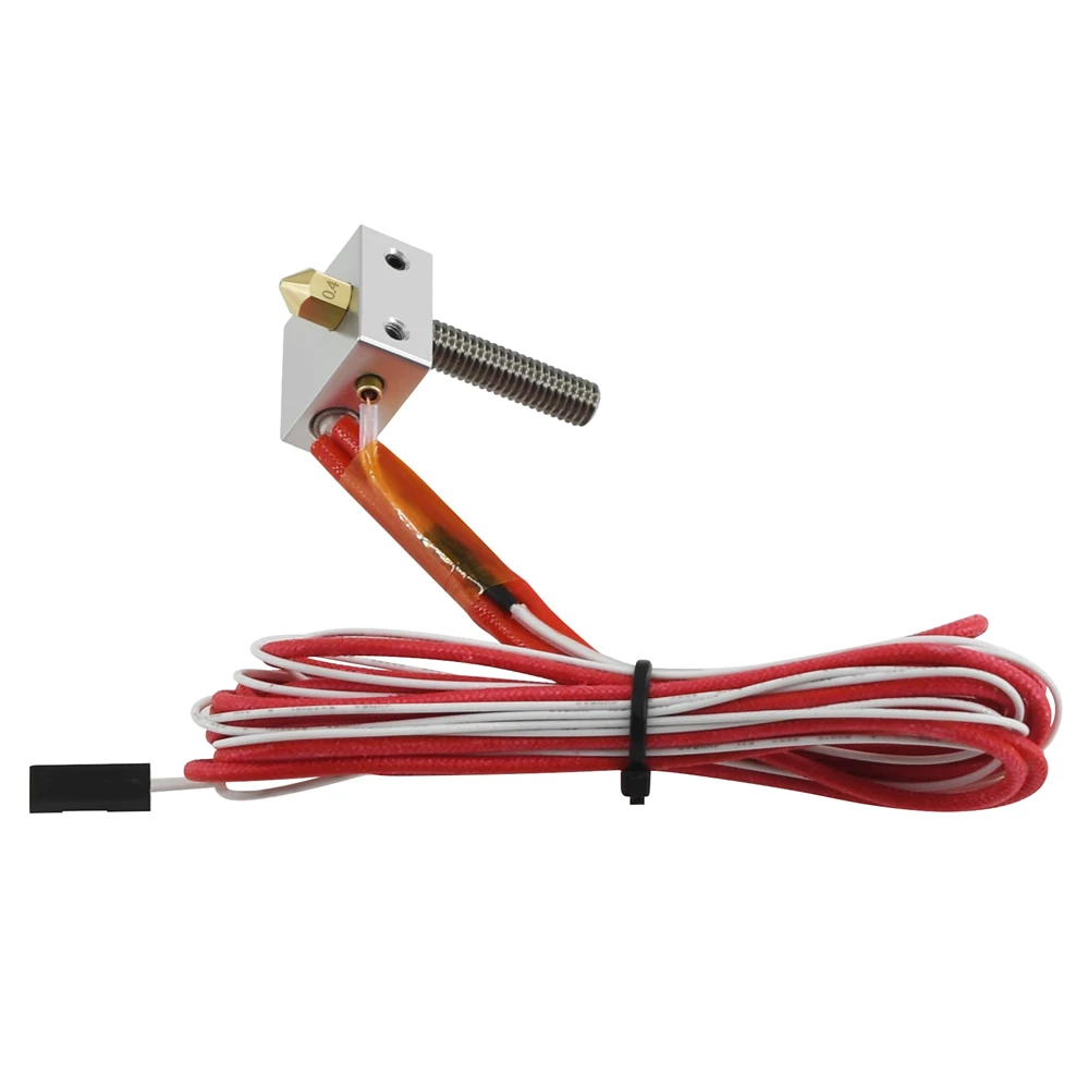 DIY Hotend комплект сопла MK8 горло экструдера обогреватель 1 75 мм/0 4 мм Экструдер