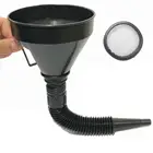 Универсальная Воронка для фильтра масленки для автомобиля мотоцикла заполненная пластиковая труба для транспортного средства с носиком инструмент для ремонта дизельного бензина автомобиля
