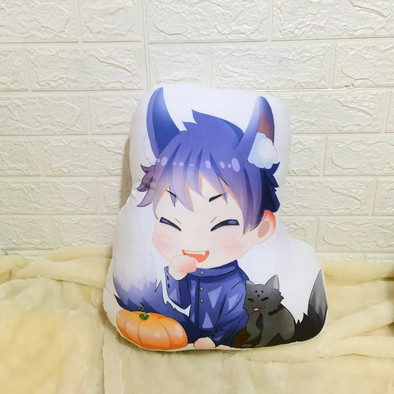 

1pcs Anime Jujutsu Kaisen Cosplay Pillow Soft Plush Yuji Itadori Costume Double Side Printed Doll Cushion 33x45cm