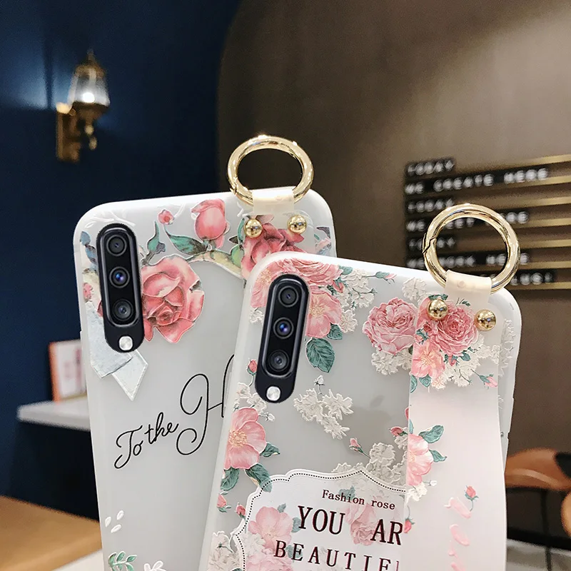 Socoupair Мягкий чехол из ТПУ для samsung Galaxy Note 8 9 10 S10 S9 S8 plus A40 A50 a10 a70 a30 a20 A60 держатель для телефона