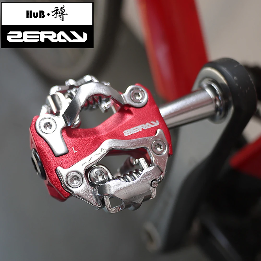 ZERAY ZP-108S педали MTB педаль горного велосипеда само-запирающийся алюминиевый сплав педаль горного велосипеда езда на велосипеде, сетевой фильтр СПД велосипедные педали, велосипедные аксессуары